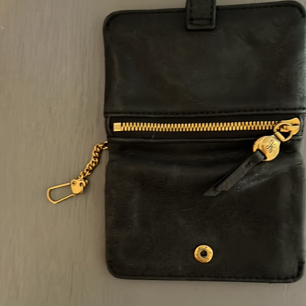 HOBO Black and Tan Wallet